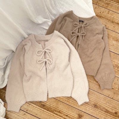 mellow's ふわふわリボンニット