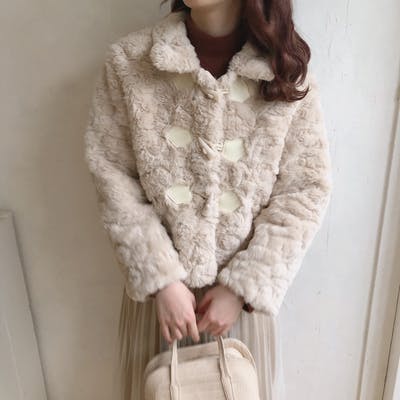 ファーダッフルコート