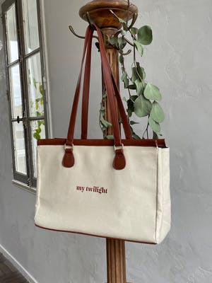 mytwilight 2way 横長キャンバストートバッグ