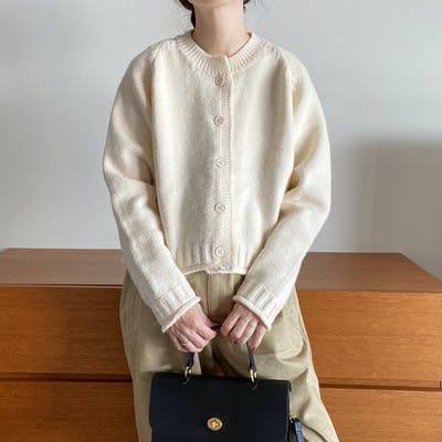ウールカーディガン