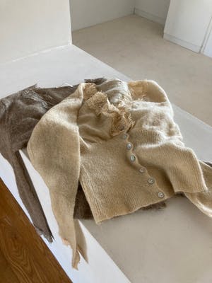 wool knit race tops