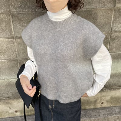 wool knit vest