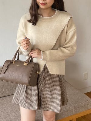 刺繍ステッチニット