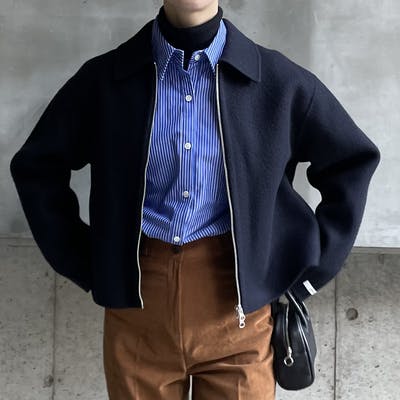 wool handmade short coat