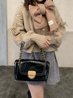 2wayステッチチェーンバッグ